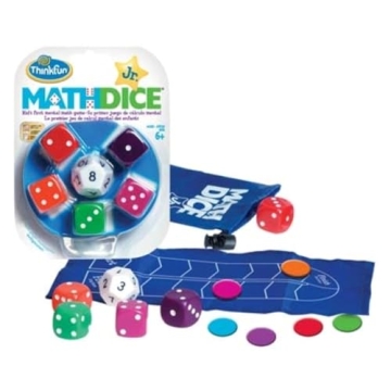 ThinkFun Math Dice Junior Game - Fun Math Skills Builder