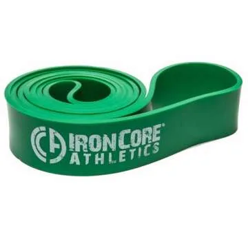 Iron Core Athletics Pull-Up Assistance Bands - Heavy Long Loop Resistance Bands Set 10-120 lbs for Men & Women | Ideal for Strength Training, Powerlifting, Home & Gym Workouts