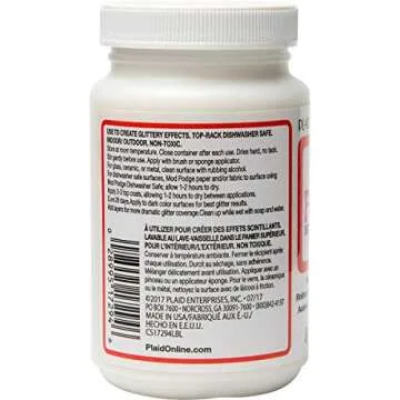 Mod Podge Mega 8 oz Hologram Glitter Crafting Glue for All Projects