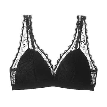 Stylish UCA Wireless Lace Bralette - Comfort & Support