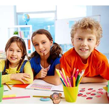 Warckon Shrink Plastic Sheets for Kids' Crafts