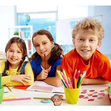 Warckon Shrink Plastic Sheets for Kids' Crafts