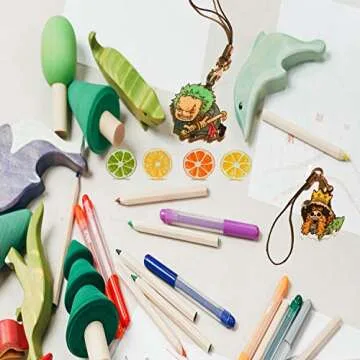 Warckon Shrink Plastic Sheets for Kids' Crafts