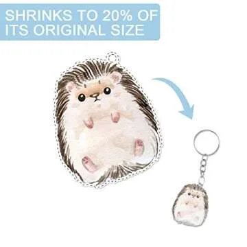 Warckon Shrink Plastic Sheets for Kids' Crafts