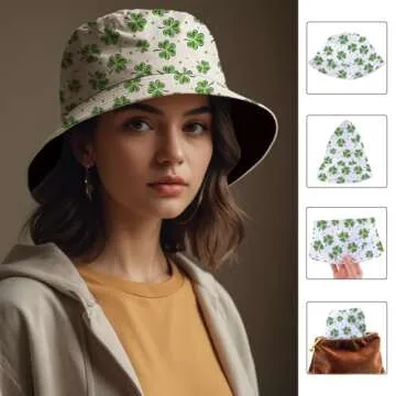 Rurymoe St Patricks Day Bucket Hat for Men and Women