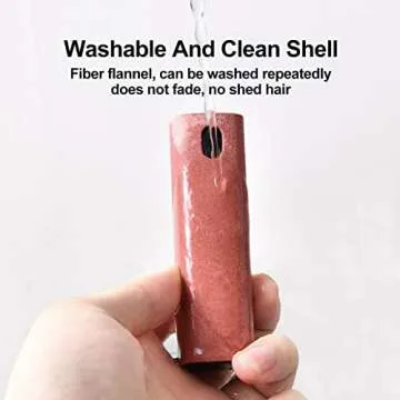Fingerprint Proof Screen Cleaner 2PCS, Screen Cleaner Touchscreen Mist Spray for Electronic Smart Phone TV, Laptop, Tablet, PC, Computer Monitor LCD Flat Screens（Pink）