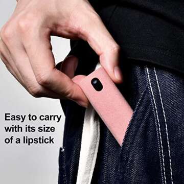 Fingerprint Proof Screen Cleaner 2PCS, Screen Cleaner Touchscreen Mist Spray for Electronic Smart Phone TV, Laptop, Tablet, PC, Computer Monitor LCD Flat Screens（Pink）