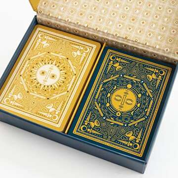 Illuminated Playing Cards for Games and Tarot Reading
