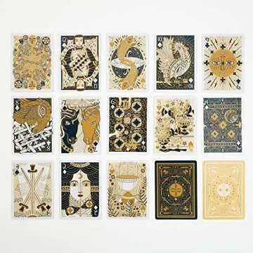 Illuminated Playing Cards for Games and Tarot Reading