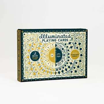 Illuminated Playing Cards for Games and Tarot Reading