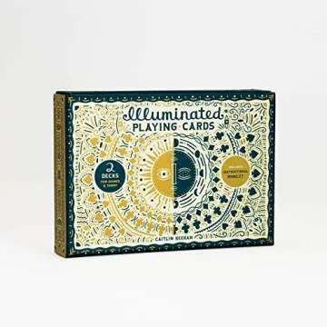 Illuminated Playing Cards for Games and Tarot Reading