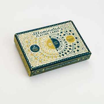 Illuminated Playing Cards for Games and Tarot Reading