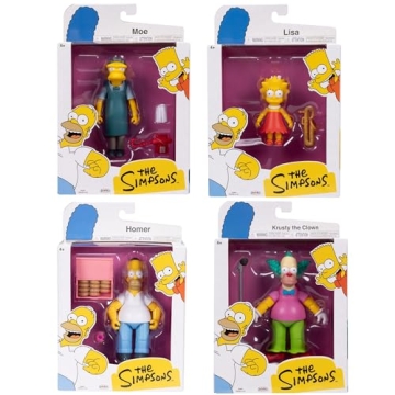 The Simpsons Action Figures 4-Pack for Collectors and Kids