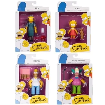 The Simpsons Action Figures 4-Pack for Collectors and Kids