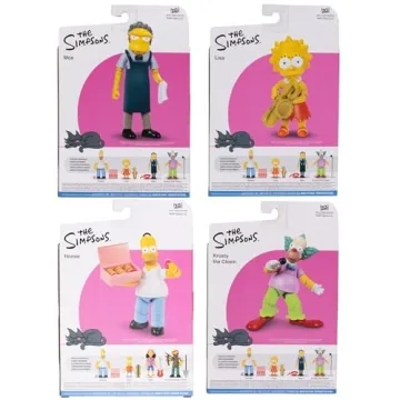 The Simpsons Action Figures 4-Pack for Collectors and Kids