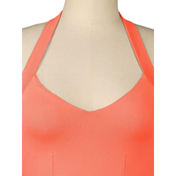 Trendy REORIA Halter Crop Top with Stylish Design for Women