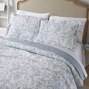 Laura Ashley Amberley Quilt Set - Lightweight Cotton Bedding