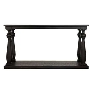 Stylish Black Rustic Console Table for Any Space