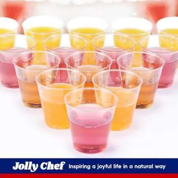 JOLLY CHEF 500 Disposable Shot Glasses for Events