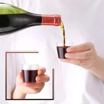 JOLLY CHEF 500 Disposable Shot Glasses for Events