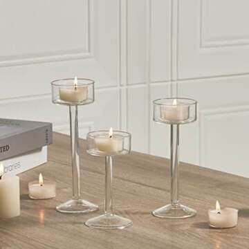 Elegant Willceka Tealight Candle Holder Set for Home Decor