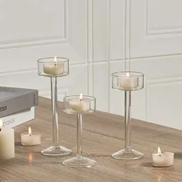 Elegant Willceka Tealight Candle Holder Set for Home Decor