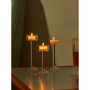 Elegant Willceka Tealight Candle Holder Set for Home Decor
