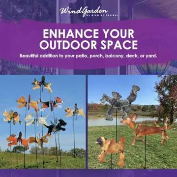 Whirligig Spinner Zombie 20" – Spooky Halloween-Themed Design, Weather-Resistant Outdoor Decor, Durable & Lightweight for Patios, Yards, and Gardens - Eye-Catching Wind Spinner