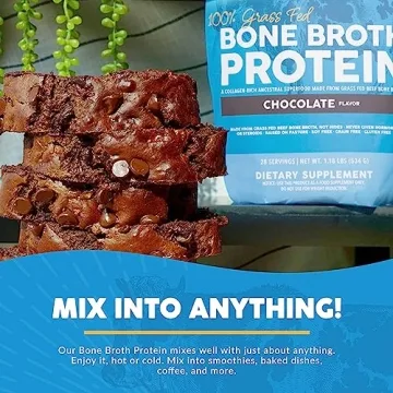 Paleovalley 100% Grass Fed Bone Broth Protein Powder - Chocolate Flavor