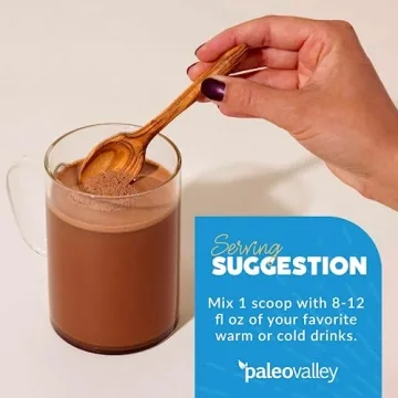 Paleovalley 100% Grass Fed Bone Broth Protein Powder - Chocolate Flavor