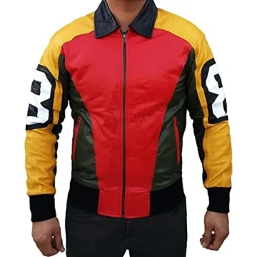 Premium Wears 8 Ball Pool Bomber Leather Jacket for Men