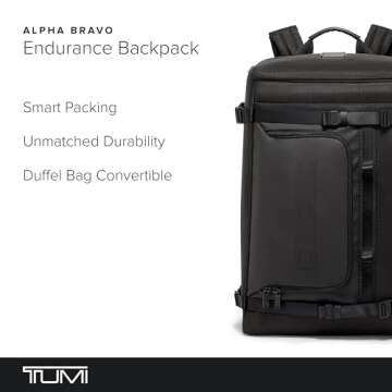 TUMI - Alpha Bravo Endurance Backpack - Large Travel Laptop Backpack - 22.0" X 14.0" X 8.5" - For 17...