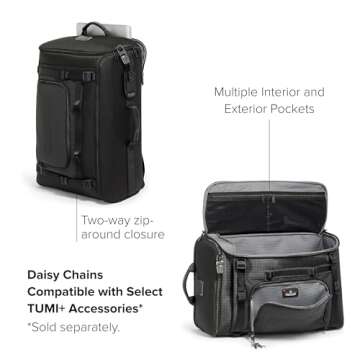 TUMI - Alpha Bravo Endurance Backpack - Large Travel Laptop Backpack - 22.0" X 14.0" X 8.5" - For 17" Laptop - Black