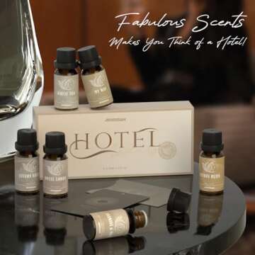 Hotel Diffuser Oils Gift Set for Elegant Aromas