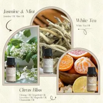 Hotel Diffuser Oils Gift Set for Elegant Aromas