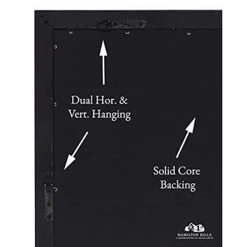 Hamilton Hills Silver Framed Mirror 18x48 for Any Room