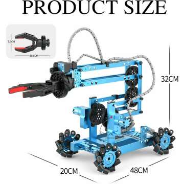 Robot Arm Building Toys - STEM Educational Kit for Kids