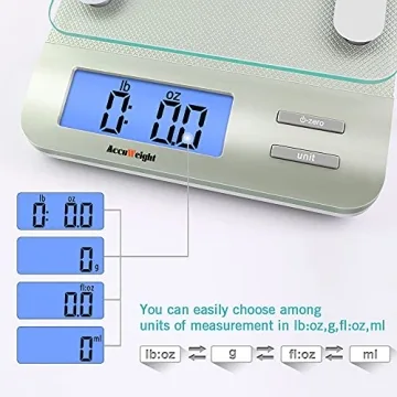 Accuweight 207 Digital Kitchen Food Scale with LCD Display