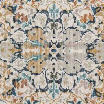 Stylish Rineflo 9'x12' Machine Washable Area Rug