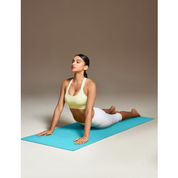 Heathyoga Eco-Friendly Yoga Mat - Non-Slip & Aligned Comfort 72"