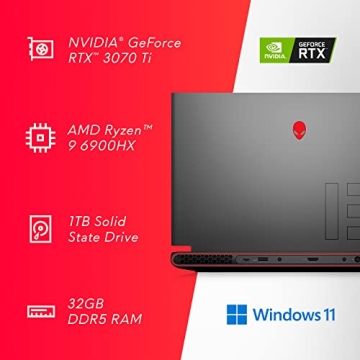 Alienware M15 R7 Gaming Laptop with Ryzen 9 and RTX 3070Ti