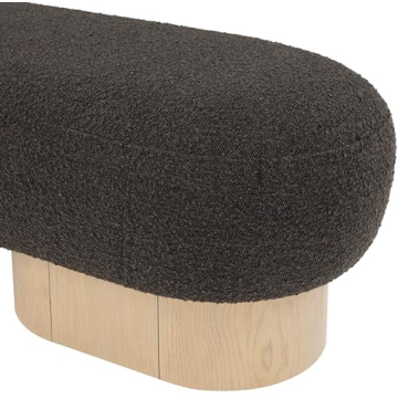 Art Deco Luxurious Bench by Meridian Furniture - 60.5"