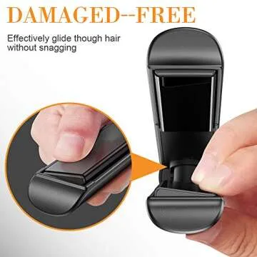 Hair Mini Curling Iron Travel, Mini Ceramic Hair Curler, Travel Curling Iron, Mini Flat Iron, Small Flat Irons for Short Hair, Small Hair Curling Iron, Straighter Curling Iron