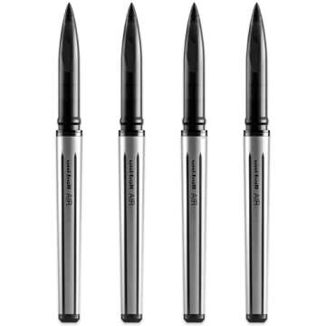 Uni-Ball AIR - 0.7mm Medium Rollerball - 6 Pack - Black - UBA-188-L