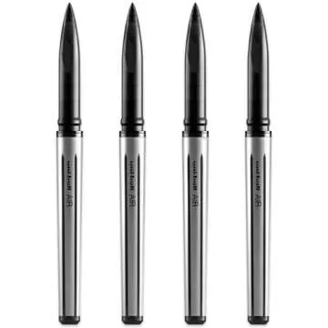 Uni-Ball AIR - 0.7mm Medium Rollerball - 6 Pack - Black - UBA-188-L