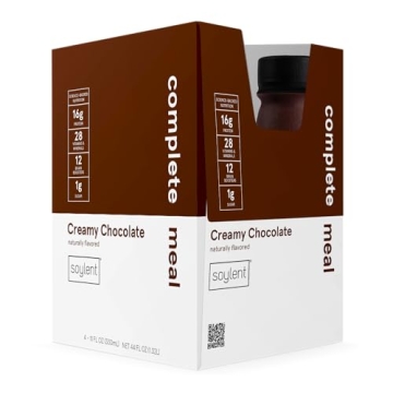 Soylent Creamy Chocolate Meal Shake 4 Pack 11oz