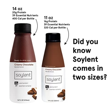 Soylent Creamy Chocolate Meal Shake 4 Pack 11oz