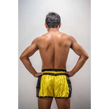 YOKKAO Fight Shorts - Premium Carbon Fiber & Satin Design