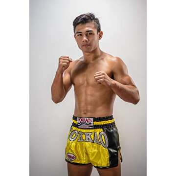 YOKKAO Fight Shorts - Premium Carbon Fiber & Satin Design