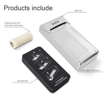 Shoe Cover Dispenser, 2024 New Film Disposable Shoe Cover Machine with Shoe Cover Film (Can be used ...